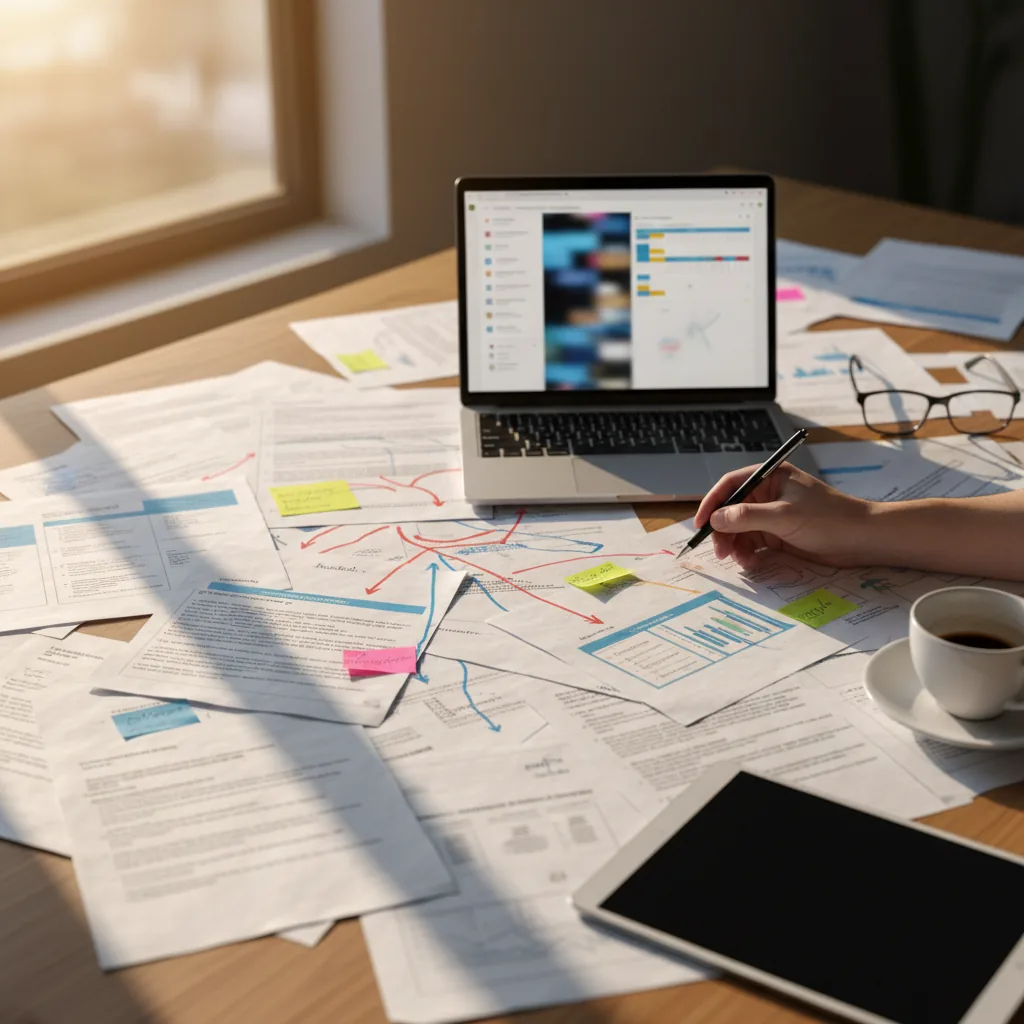 Multi-document analysis with Agentic RAG - AI agent joining multiple sources to produce a reliable synthesis