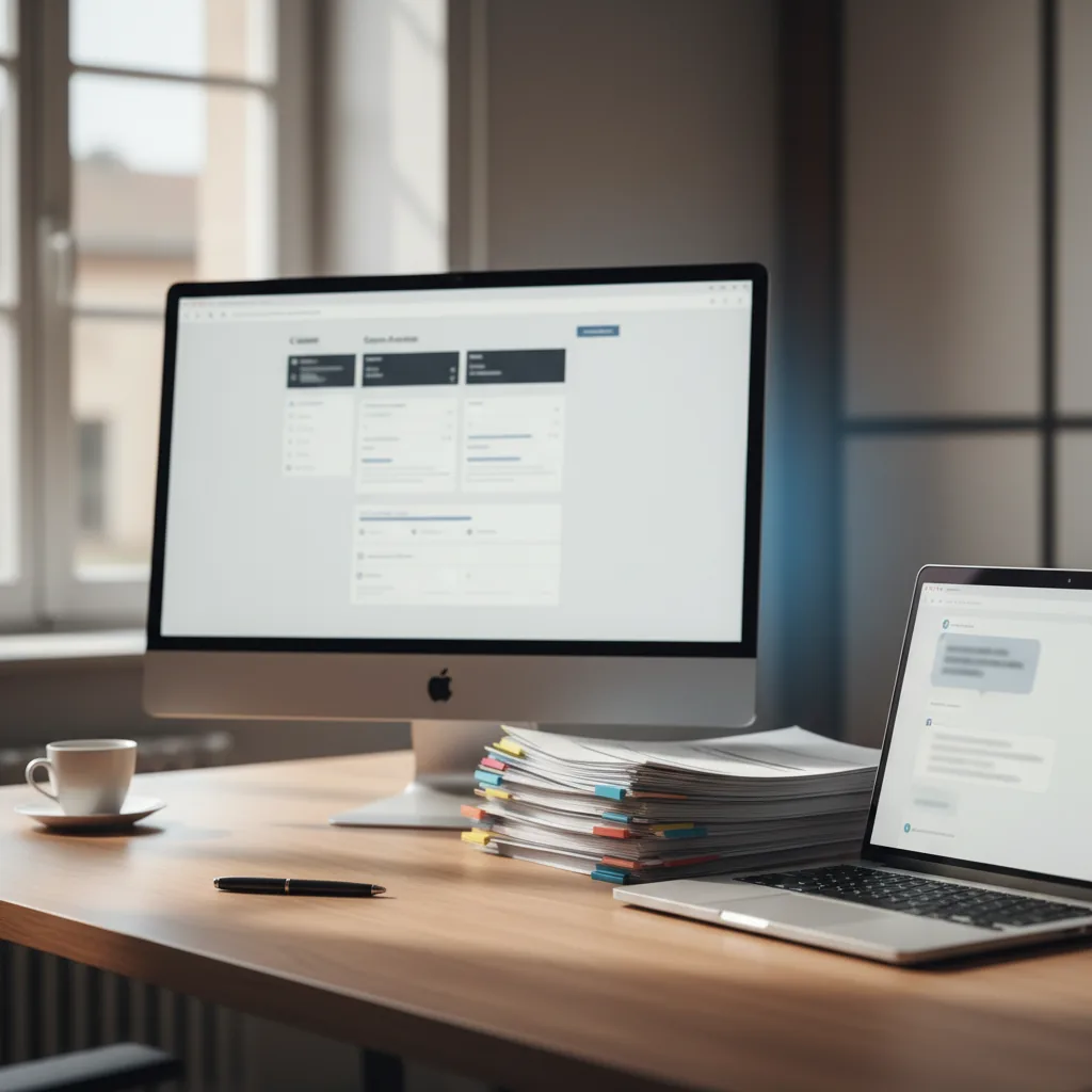 Automatiser les réponses aux appels d'offres avec l'IA - documents CCTP et mémoire technique sur écran