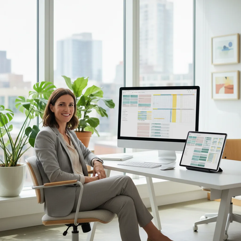 Interface de planification de tâches récurrentes dans Cowork avec intégration Excel et PowerPoint