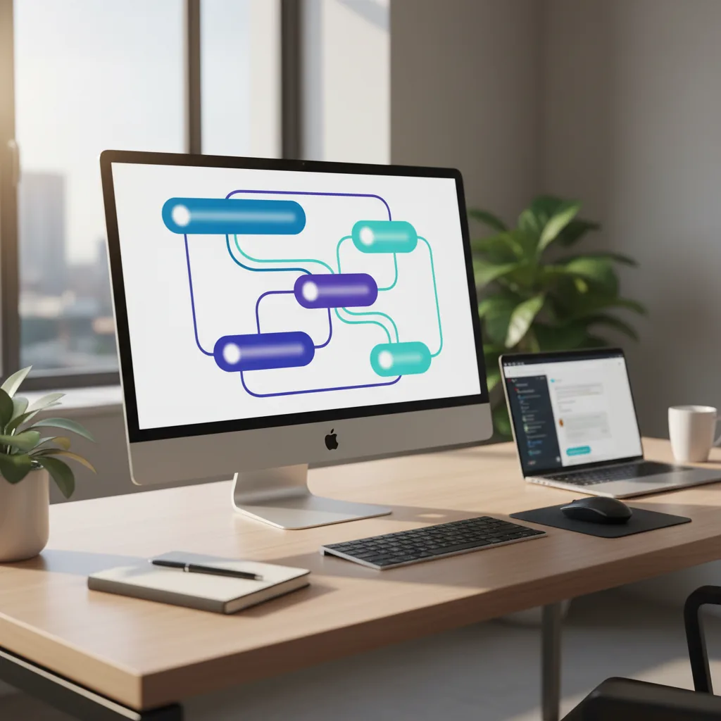 Interface de création de chatbot IA avec Copilot Studio de Microsoft pour les PME