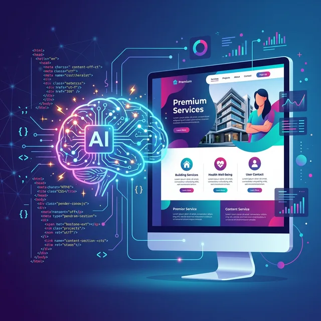 Créer un site web avec l'IA professionnel et SEO optimisé