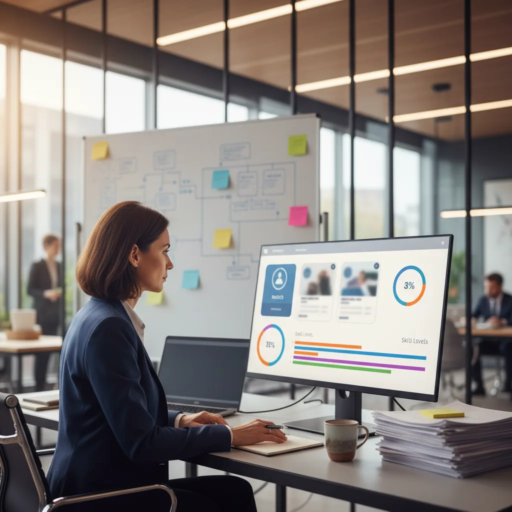 Matching CV-mission par IA pour ESN et cabinets de conseil - schéma du workflow automatisé
